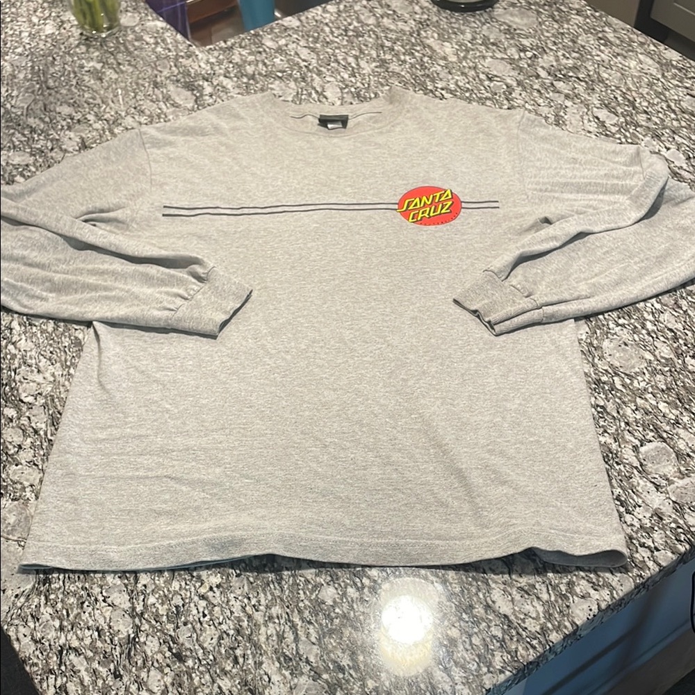 Santa Cruz Gray Long Sleeve Shirt